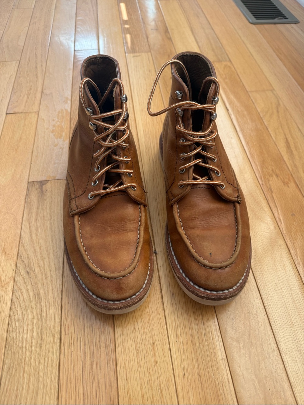 Thursday Boot Company Men's Tan Leather Moc Toe Boots
